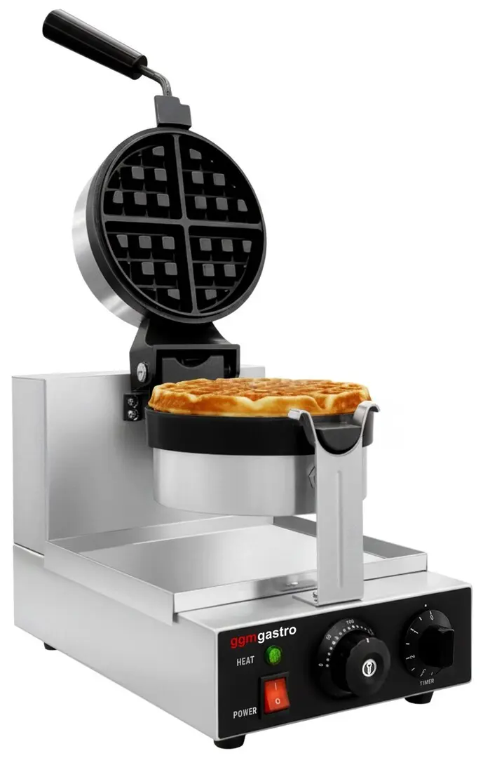 Вафельница GGM Gastro WEJ180 (Black/Inox)