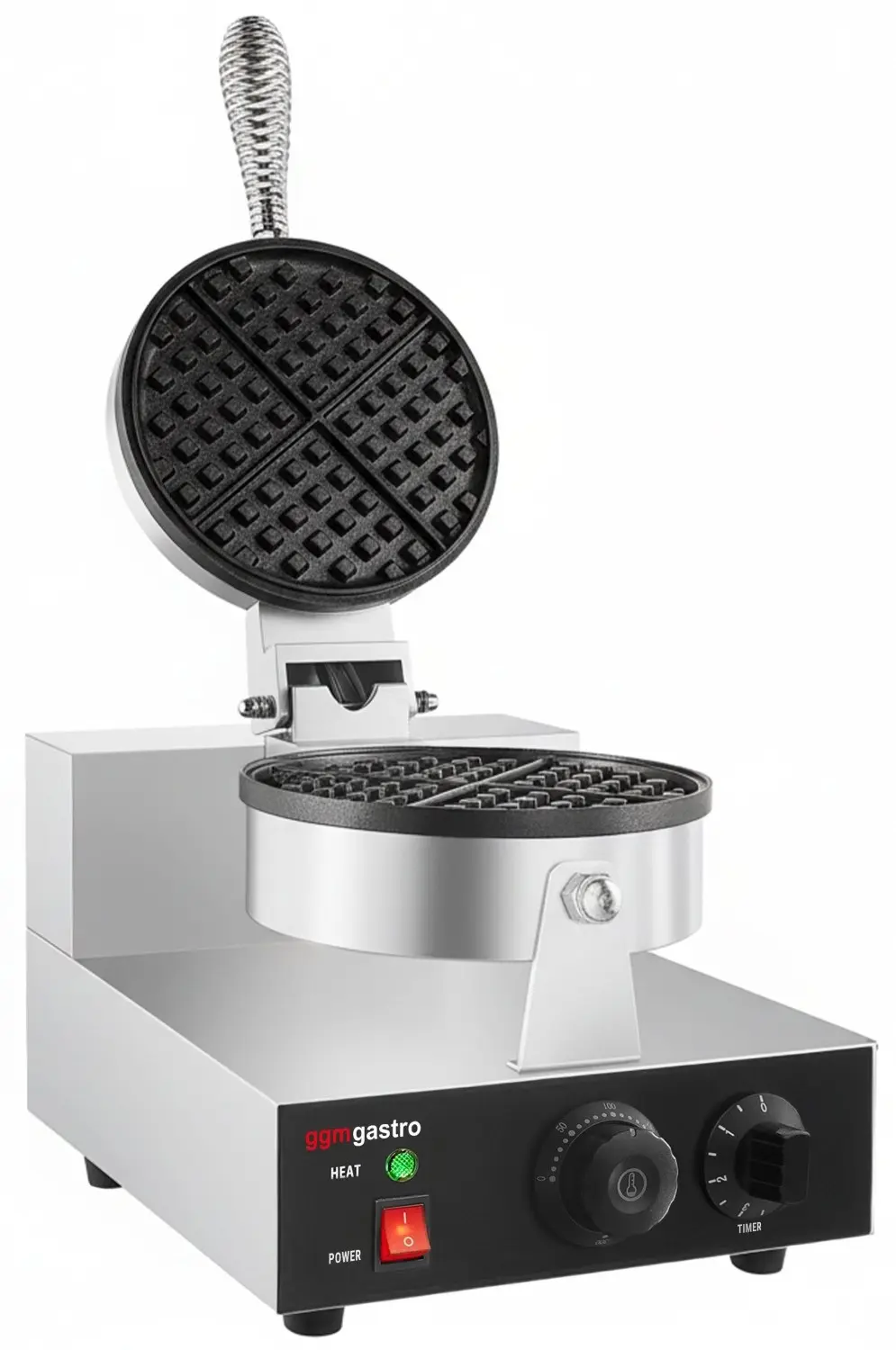 Вафельница GGM Gastro WERJ180 (Black/Inox) - 2