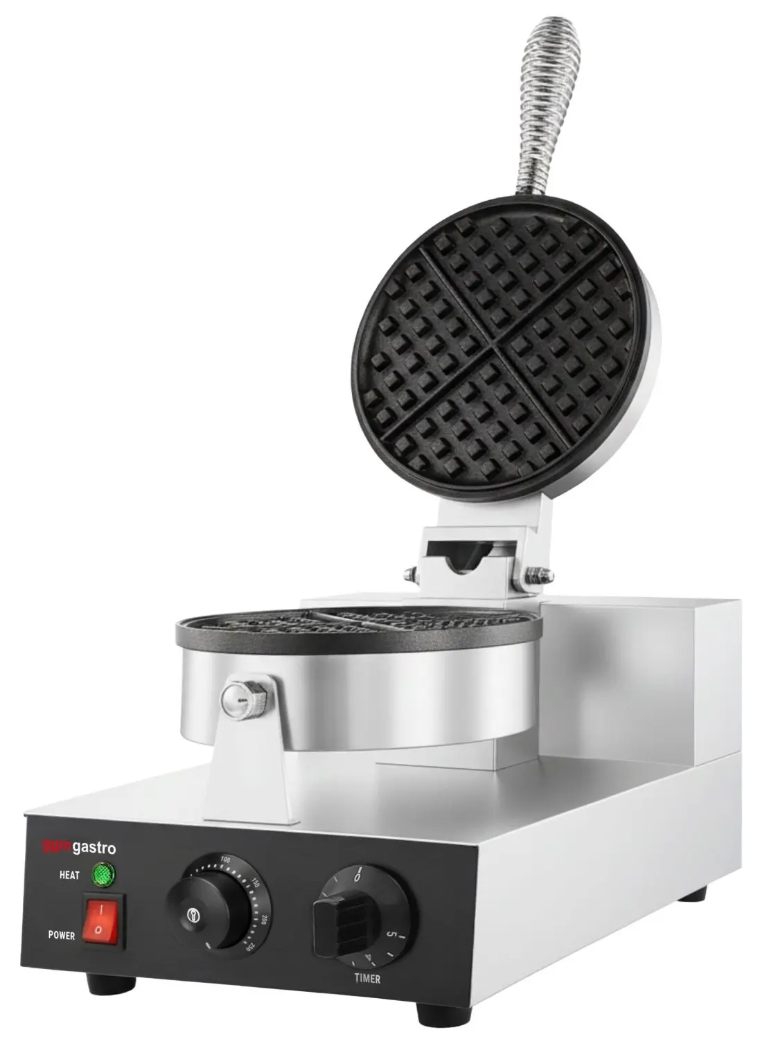 Вафельница GGM Gastro WERJ180 (Black/Inox) - 4