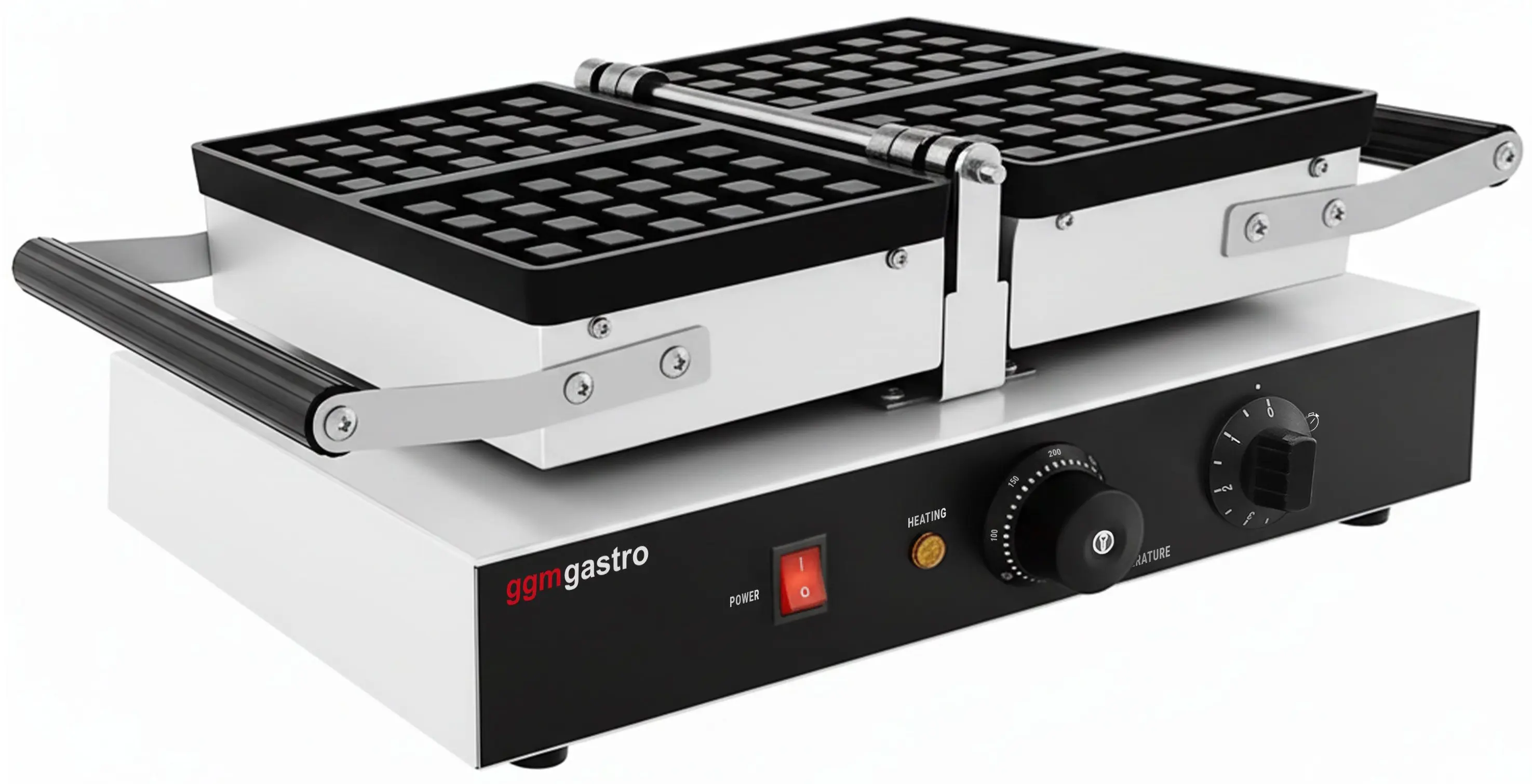 Вафельница GGM Gastro WERJ2 (Black/Inox) - 2