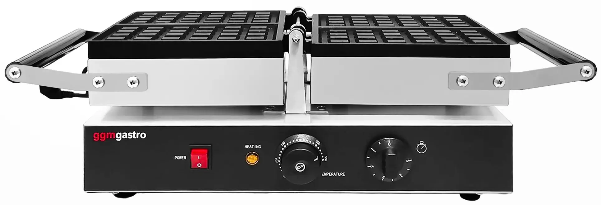 Вафельница GGM Gastro WERJ2 (Black/Inox) - 3