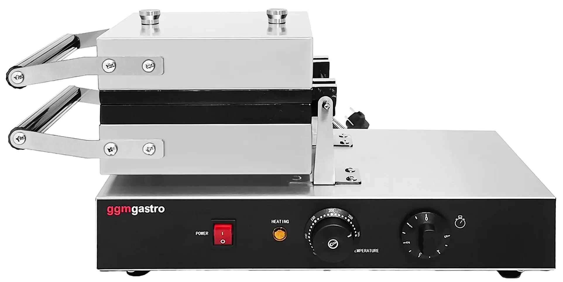 Вафельница GGM Gastro WERJ2 (Black/Inox) - 7