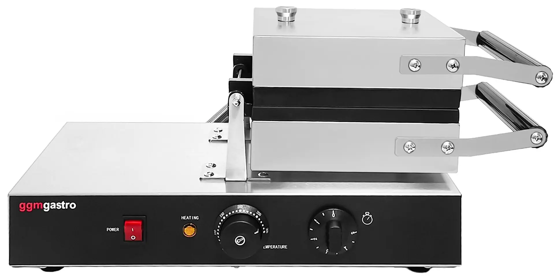 Вафельница GGM Gastro WERJ2 (Black/Inox) - 8