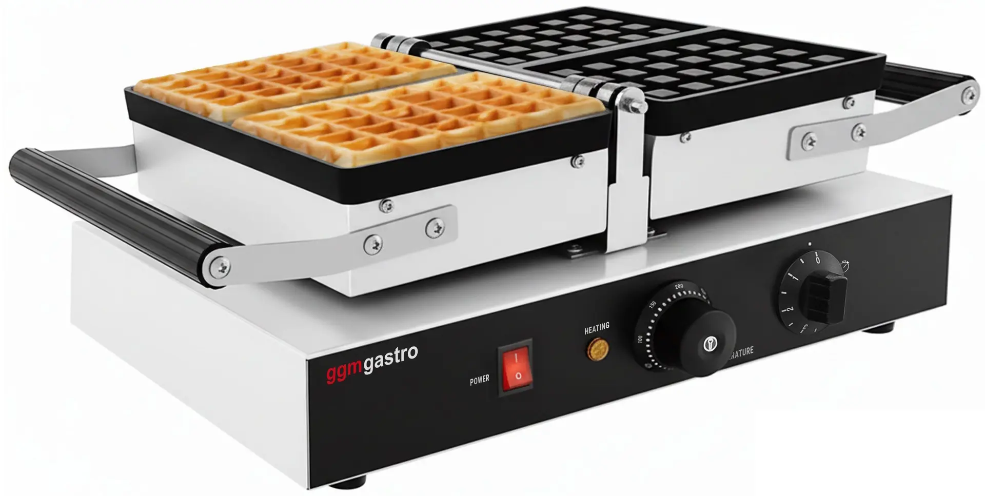 Вафельница GGM Gastro WERJ2 (Black/Inox)