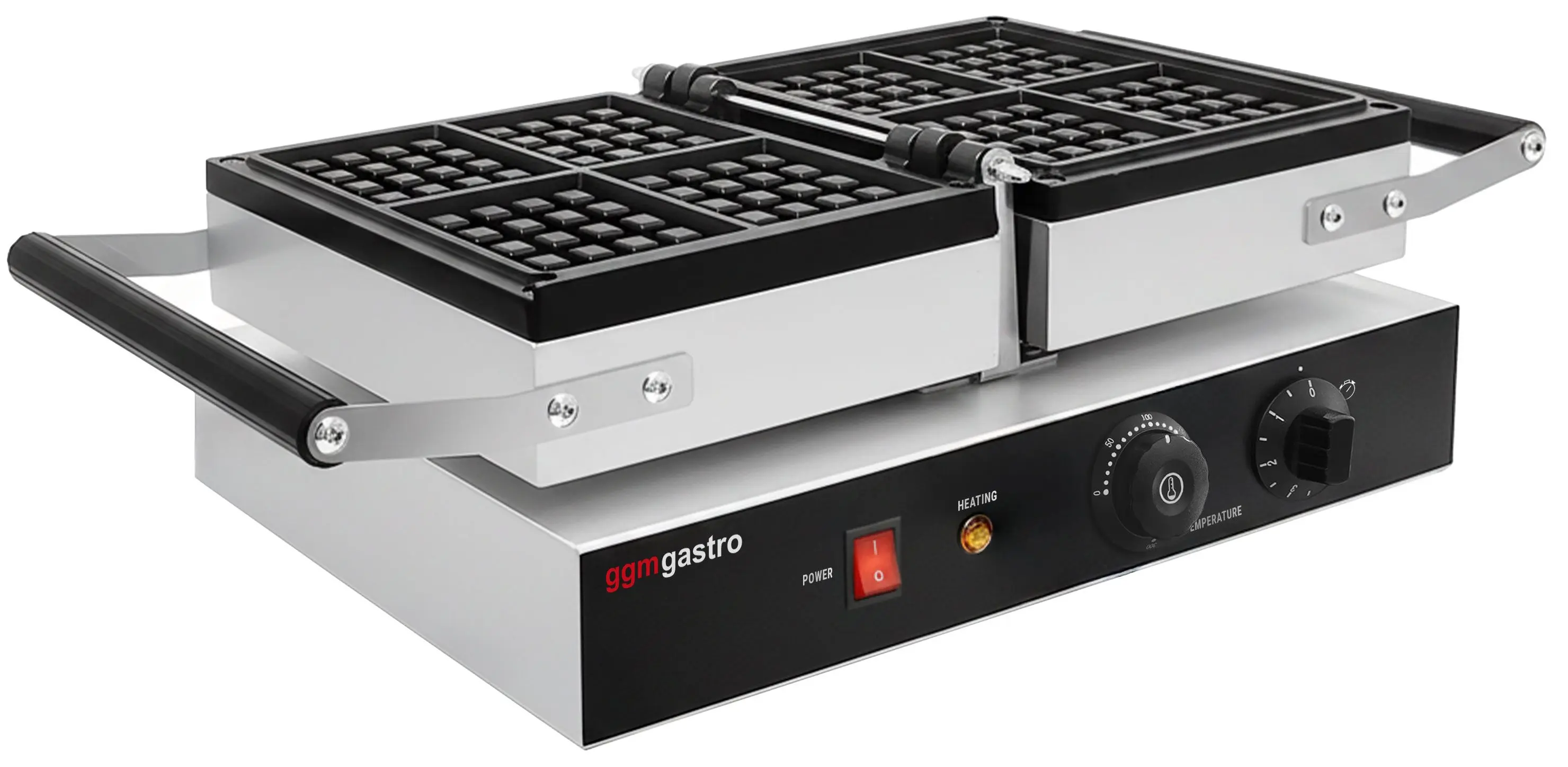 Вафельница GGM Gastro WERJ4 (Black/Inox) - 2