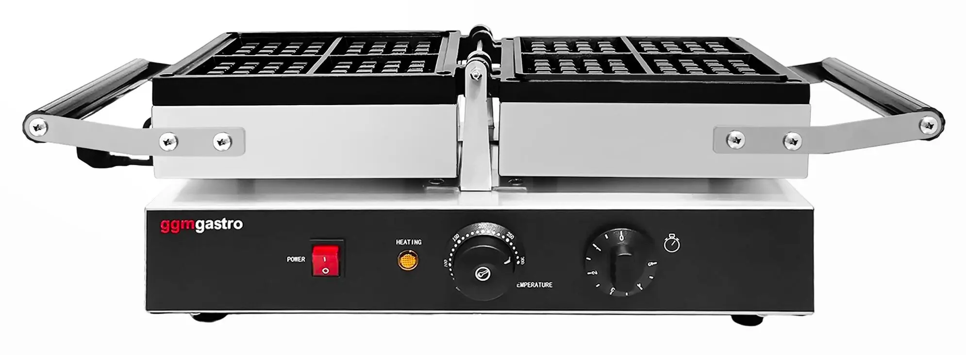 Вафельница GGM Gastro WERJ4 (Black/Inox) - 3