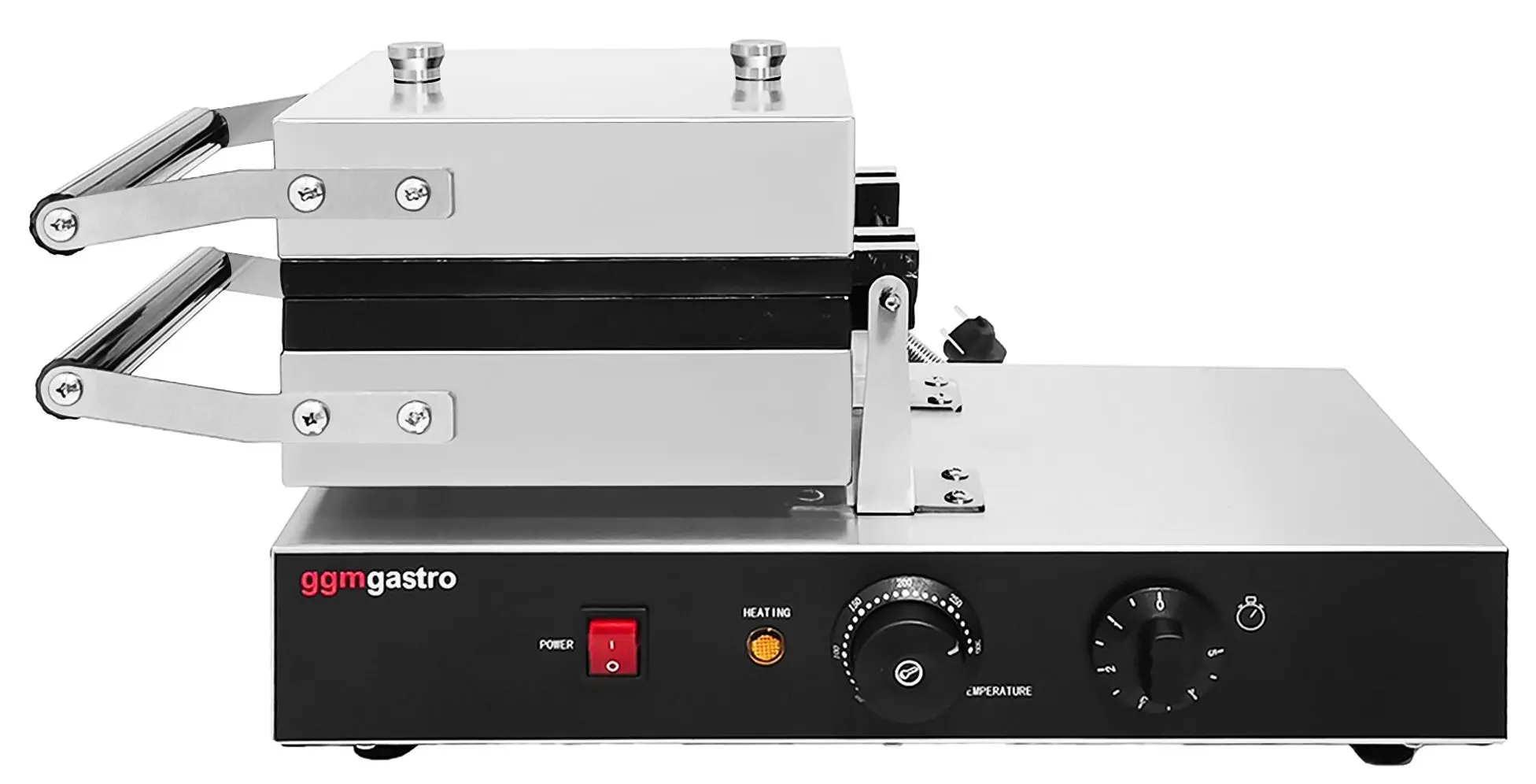 Вафельница GGM Gastro WERJ4 (Black/Inox) - 6