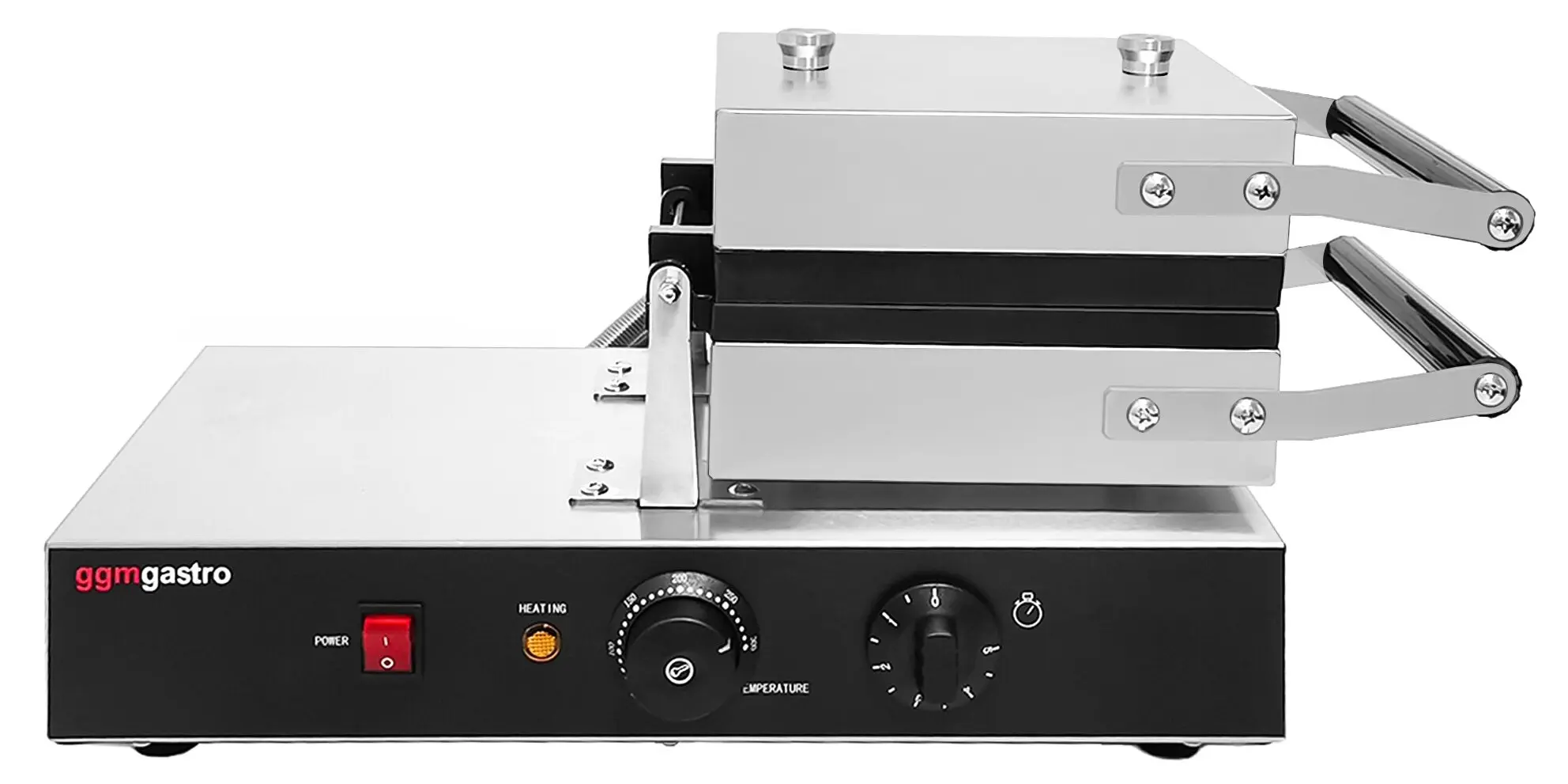 Вафельница GGM Gastro WERJ4 (Black/Inox) - 7