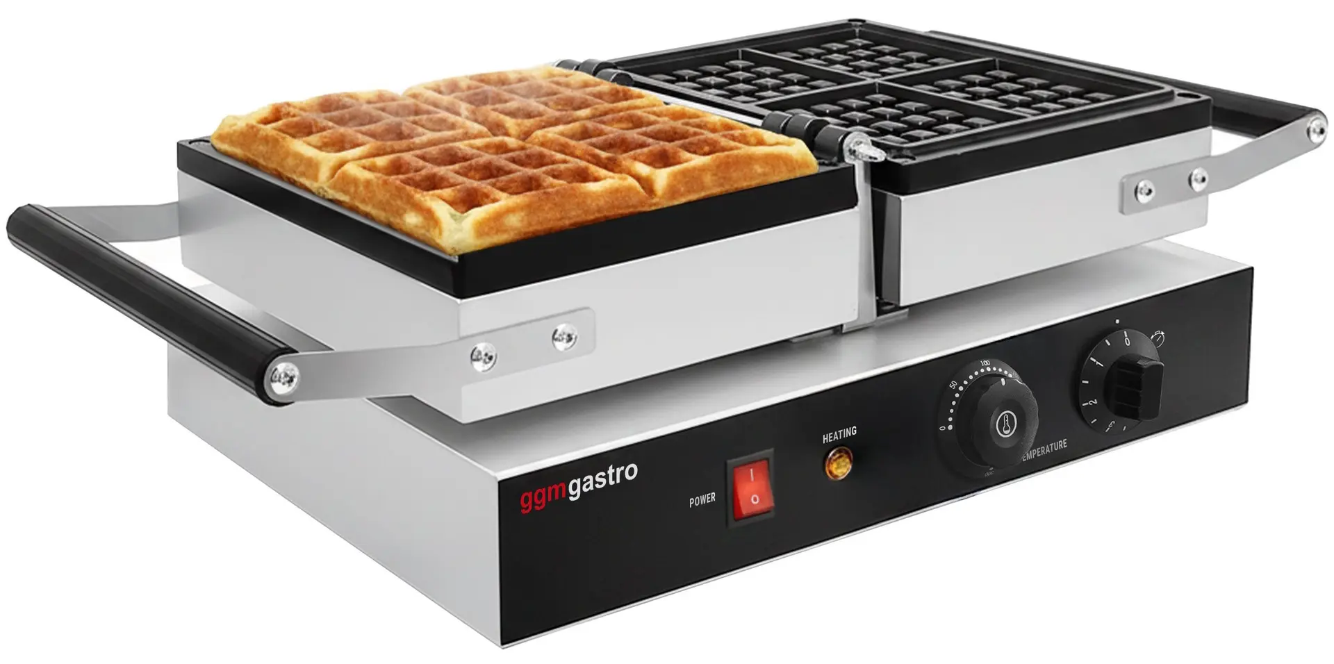 Вафельница GGM Gastro WERJ4 (Black/Inox)