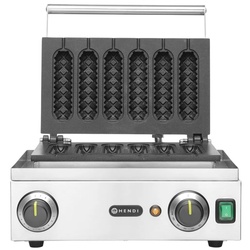 Aparat de făcut corn dog-uri Hendi 212189 (Inox/Black)