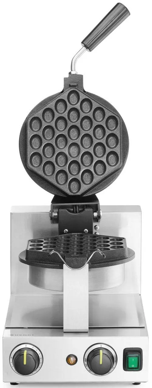 Aparat de gatit vafe Hendi Bubble Waffles 212196 (Inox)