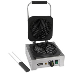 Aparat de facut vafe Hendi Heart 212134 (Inox/Black) Thumb
