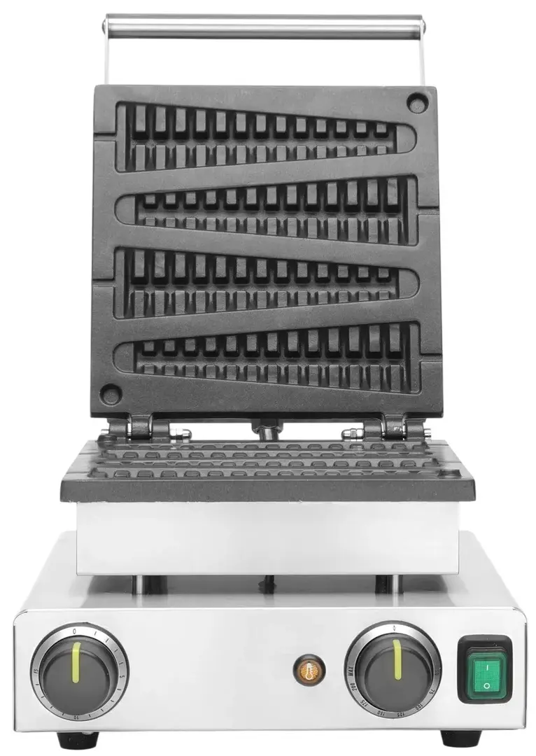 Вафельница Hendi Lollypop 212165 (Inox/Black)