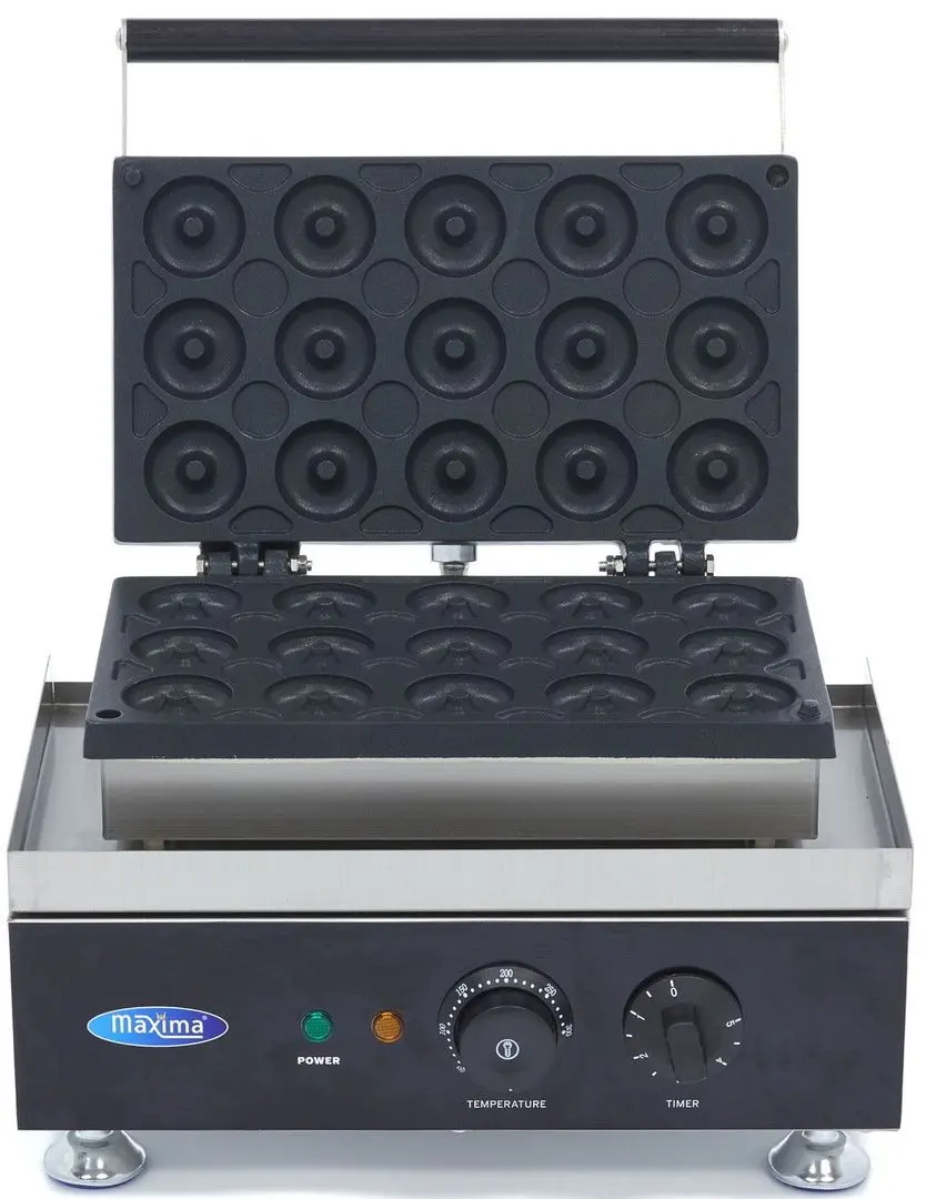 Aparat de copt gogosi Maxima Mini Donuts (Inox/Black)