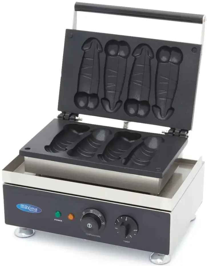 Вафельница Maxima 9374205 (Inox/Black)