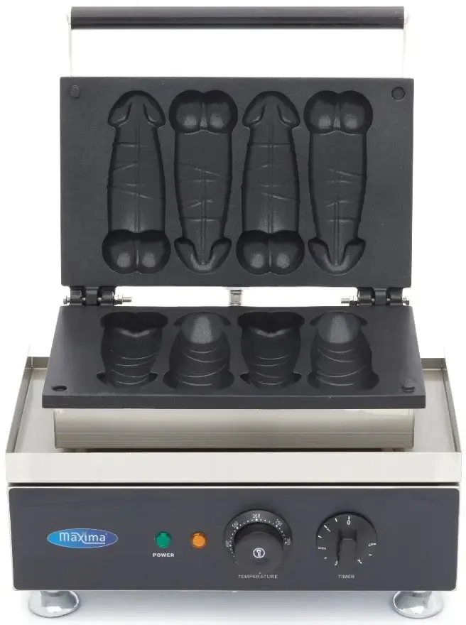 Вафельница Maxima 9374205 (Inox/Black)