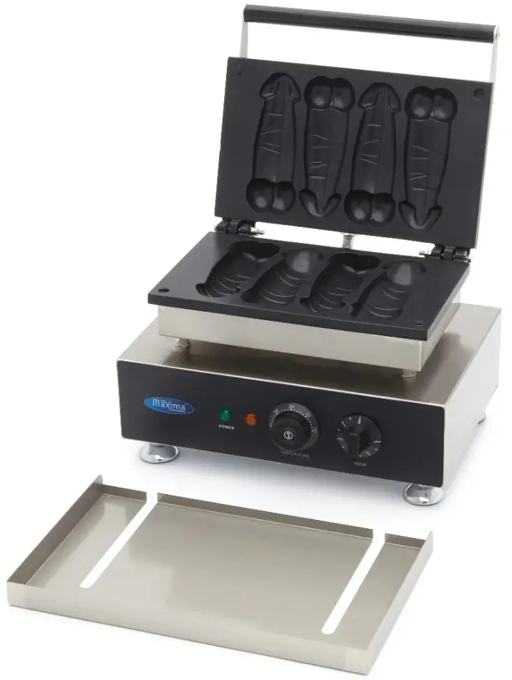 Вафельница Maxima 9374205 (Inox/Black)