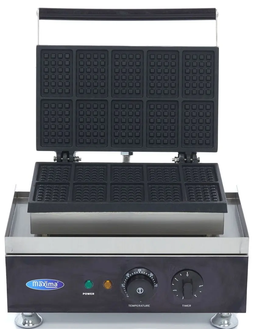 Aparat de facut vafe Maxima Mini Belgian (Inox/Black)