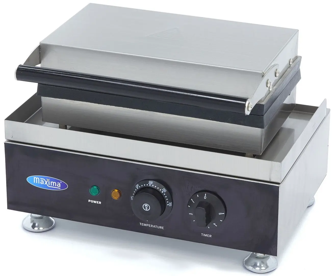 Aparat de facut vafe Maxima Mini Belgian (Inox/Black)