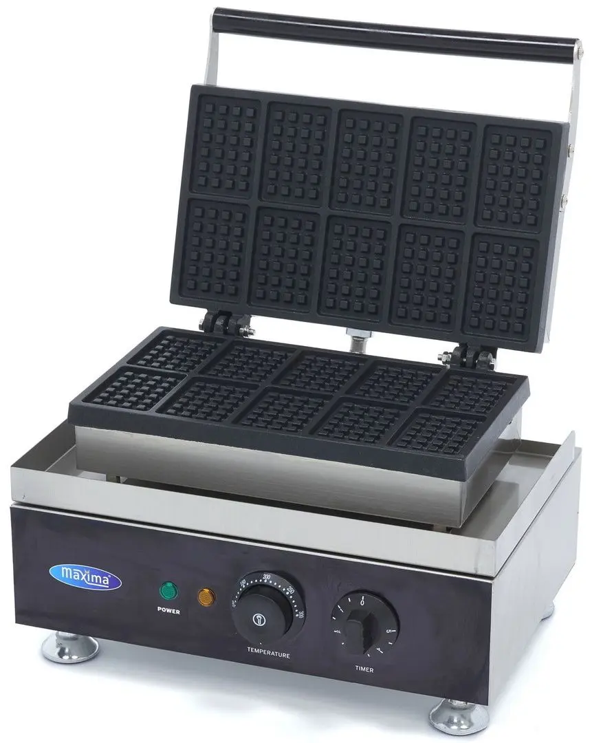 Aparat de facut vafe Maxima Mini Belgian (Inox/Black)