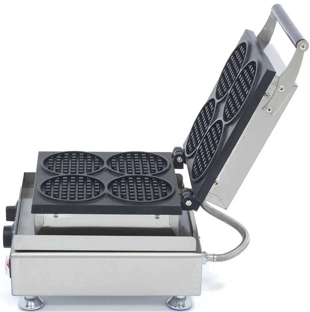 Aparat de facut vafe Maxima Mini Rounds (Inox/Black)