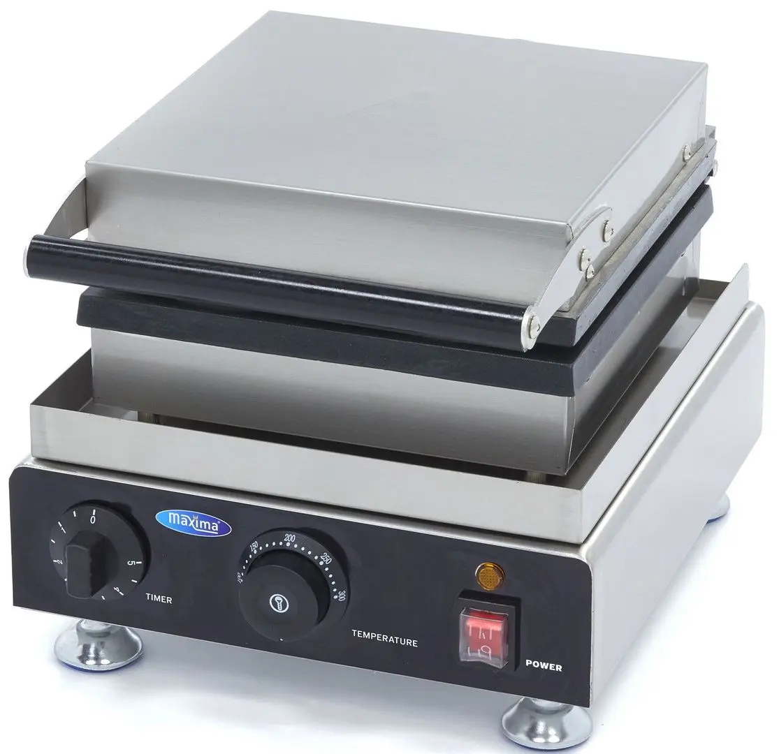 Aparat de facut vafe Maxima Mini Rounds (Inox/Black)