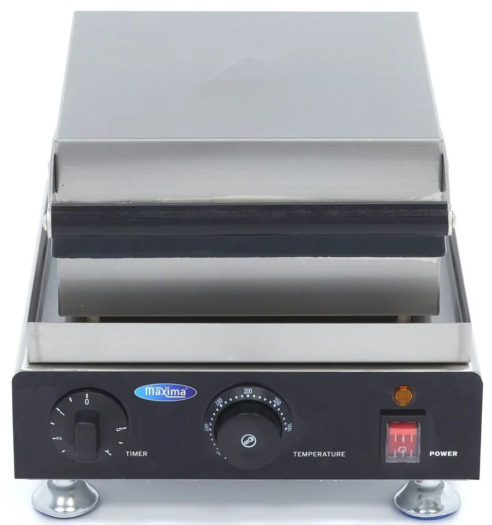 Aparat de facut vafe Maxima Mini Squares (Inox/Black)