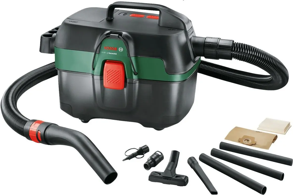 Промышленный пылесос 3в1 Bosch AdvancedVac 18V-8 06033E1000 (Black/Green)