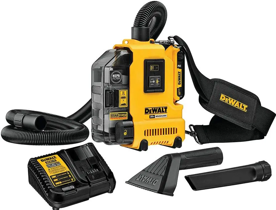 Аккумуляторный промышленный пылесос DeWalt DWH161D1 (Black/Yellow)