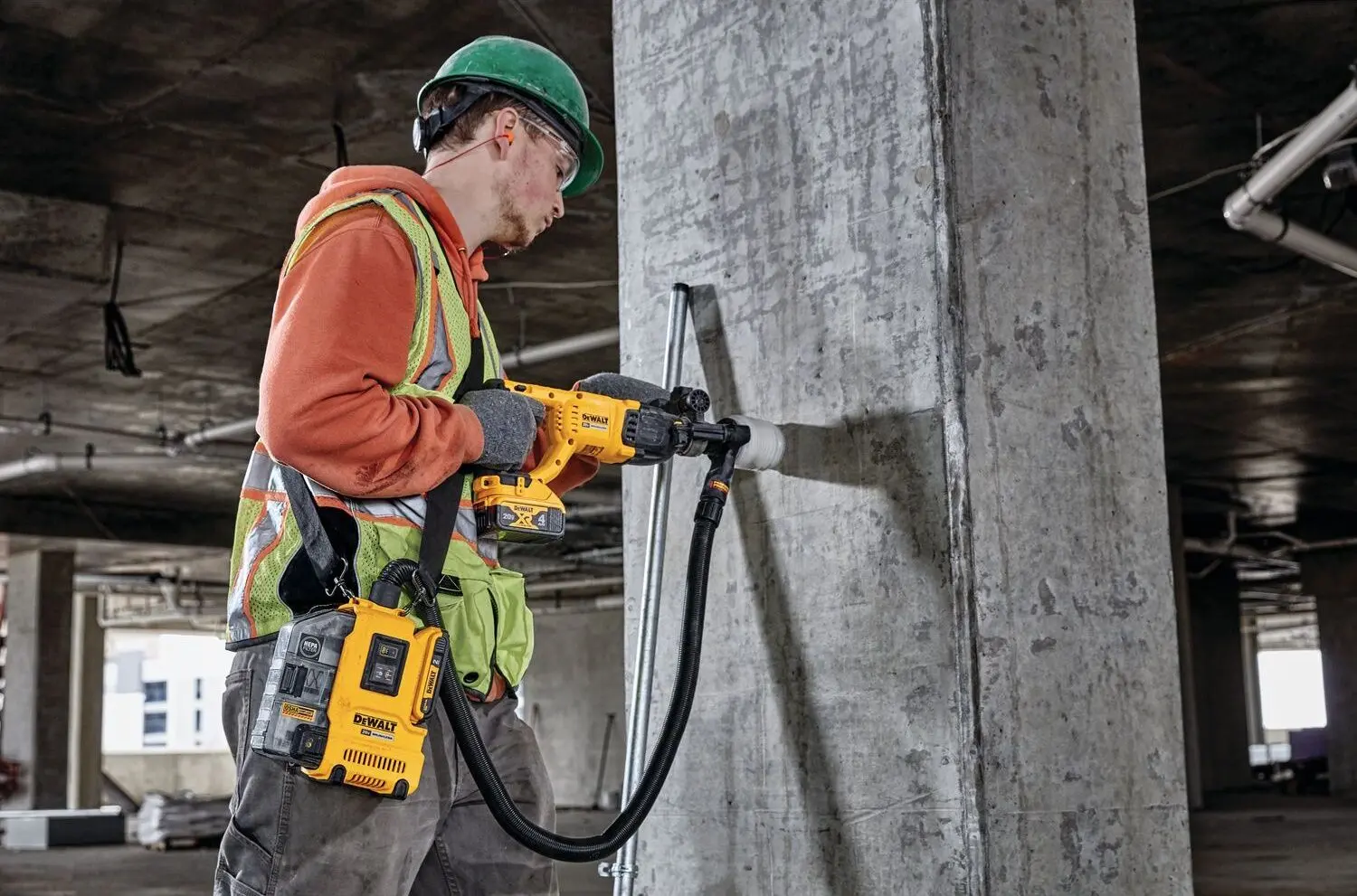 Аккумуляторный промышленный пылесос DeWalt DWH161D1 (Black/Yellow)