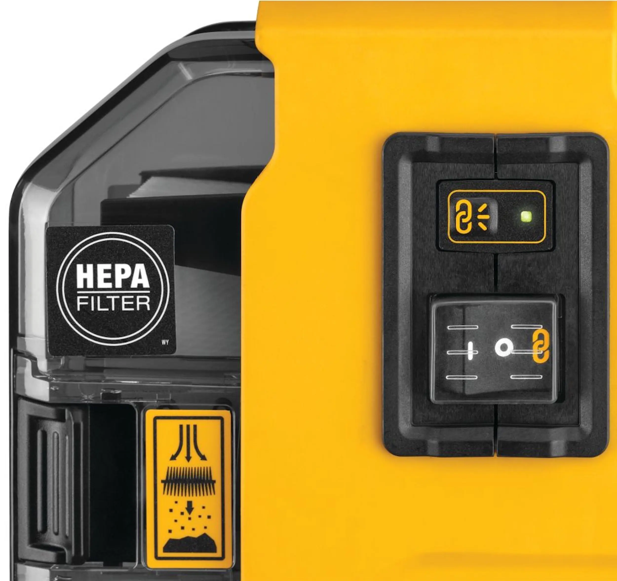 Aspirator industrial DeWalt DWH161N (Yellow/Black) - 3