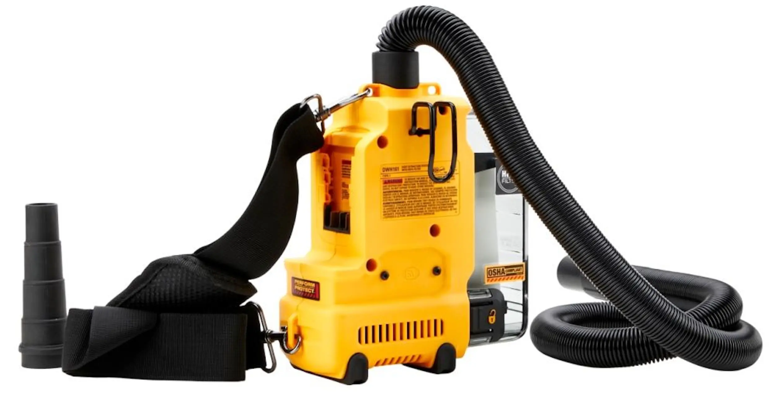 Aspirator industrial DeWalt DWH161N (Yellow/Black) - 5