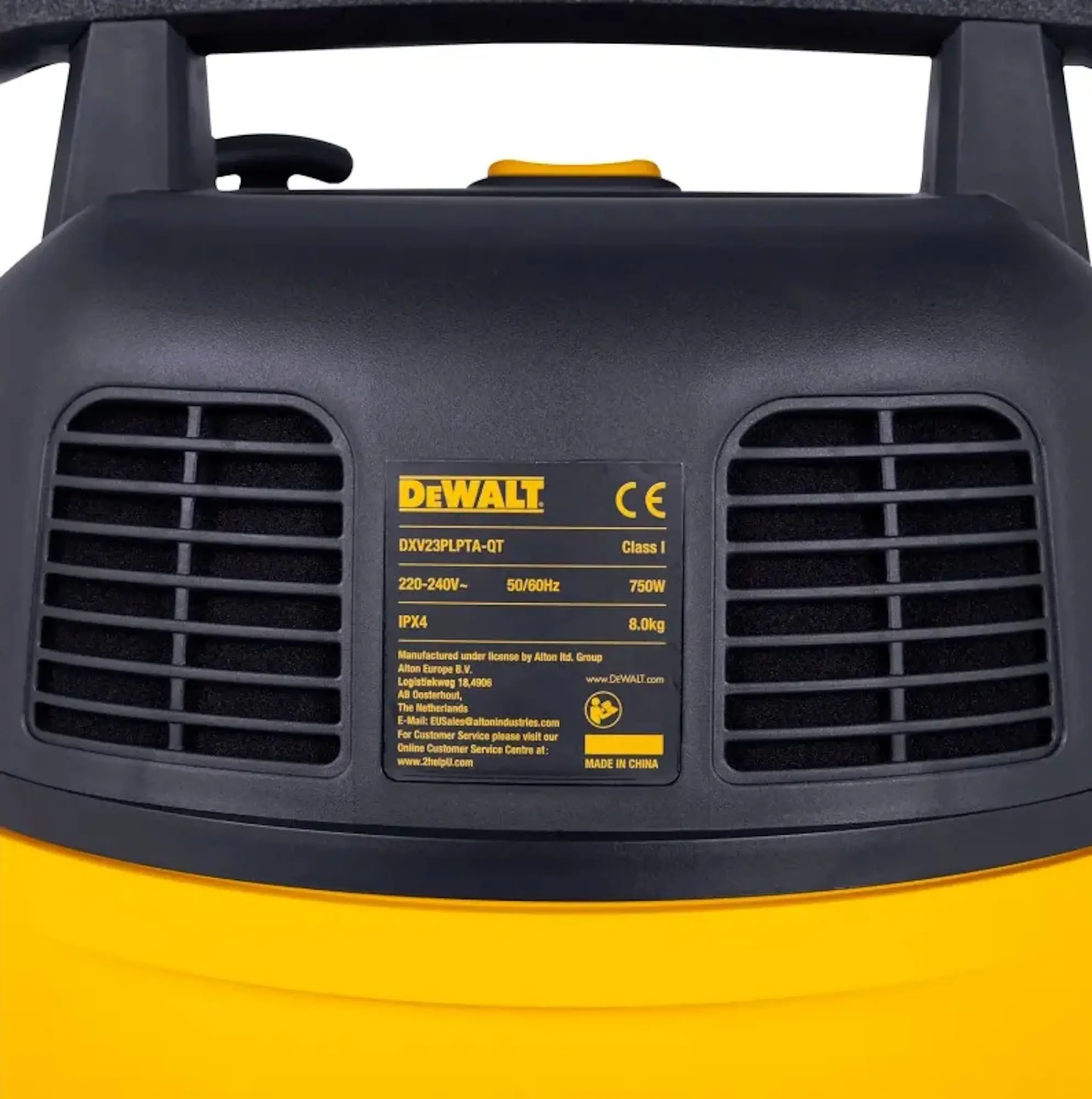 Промышленный пылесос Dewalt DXV23PLPTA-QT (Black/Yellow)