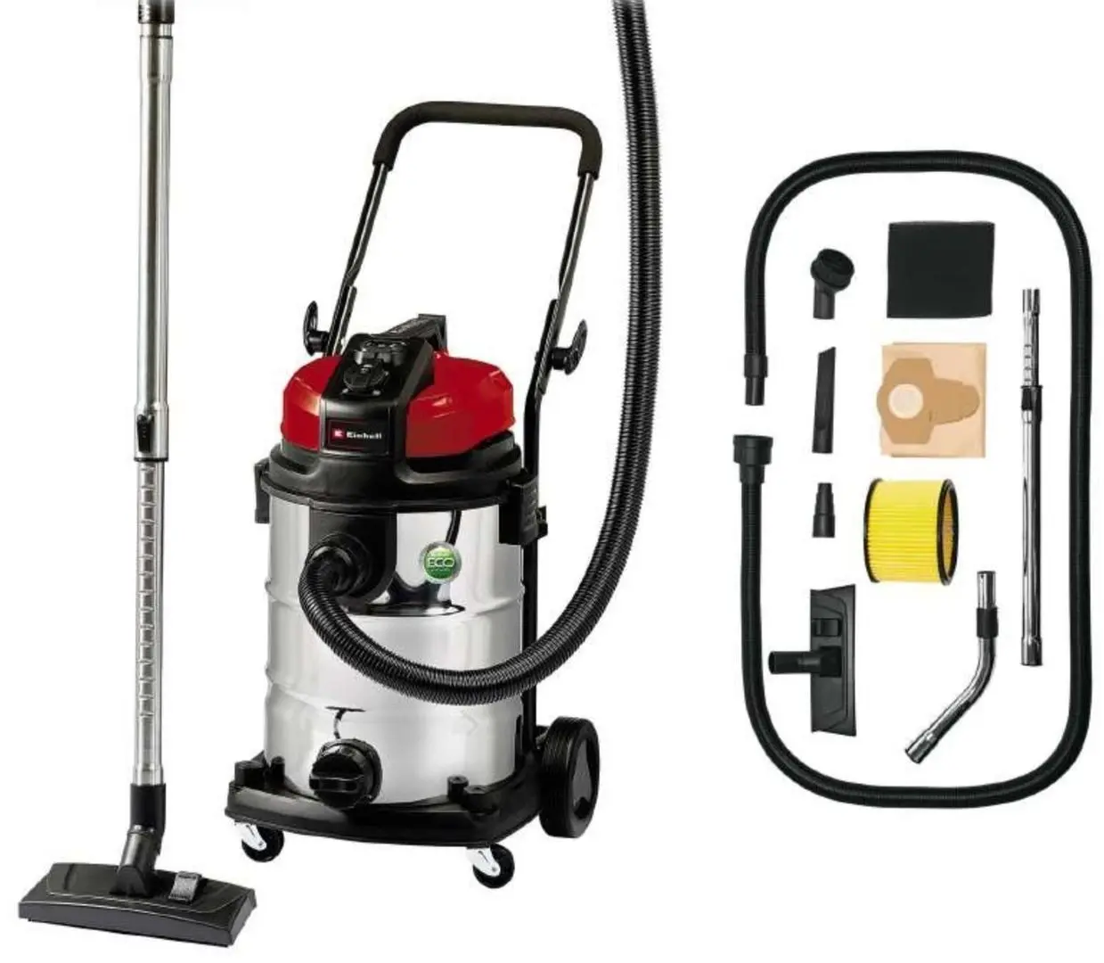 Промышленный пылесос Einhell TE-VC 2230 SA (Inox/Red)