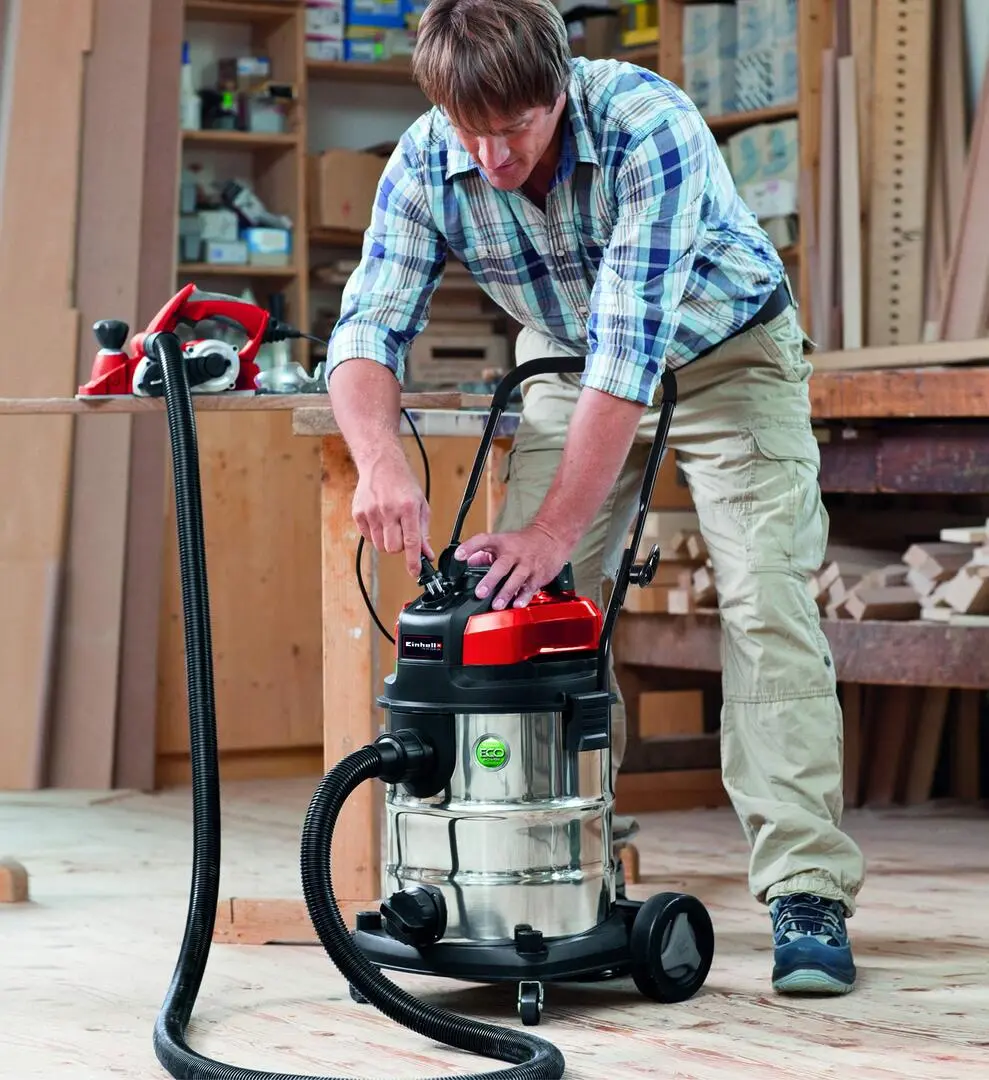 Промышленный пылесос Einhell TE-VC 2230 SA (Inox/Red)