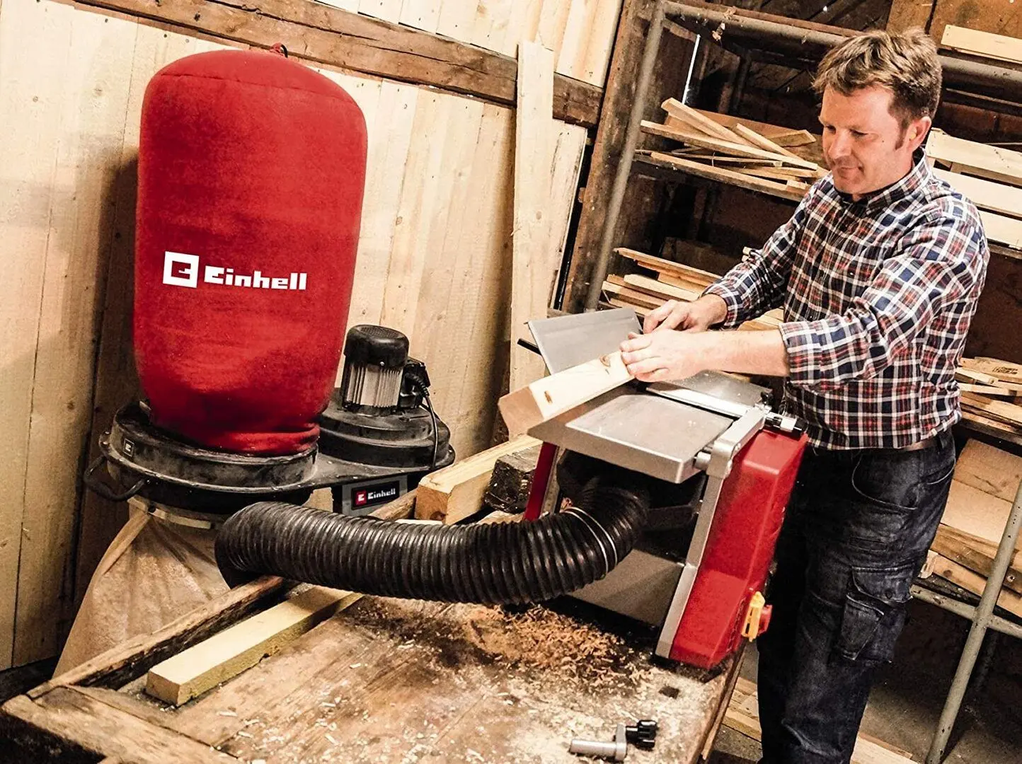 Aspirator industrial vacum Einhell TE-VE 550/1 A (Red)