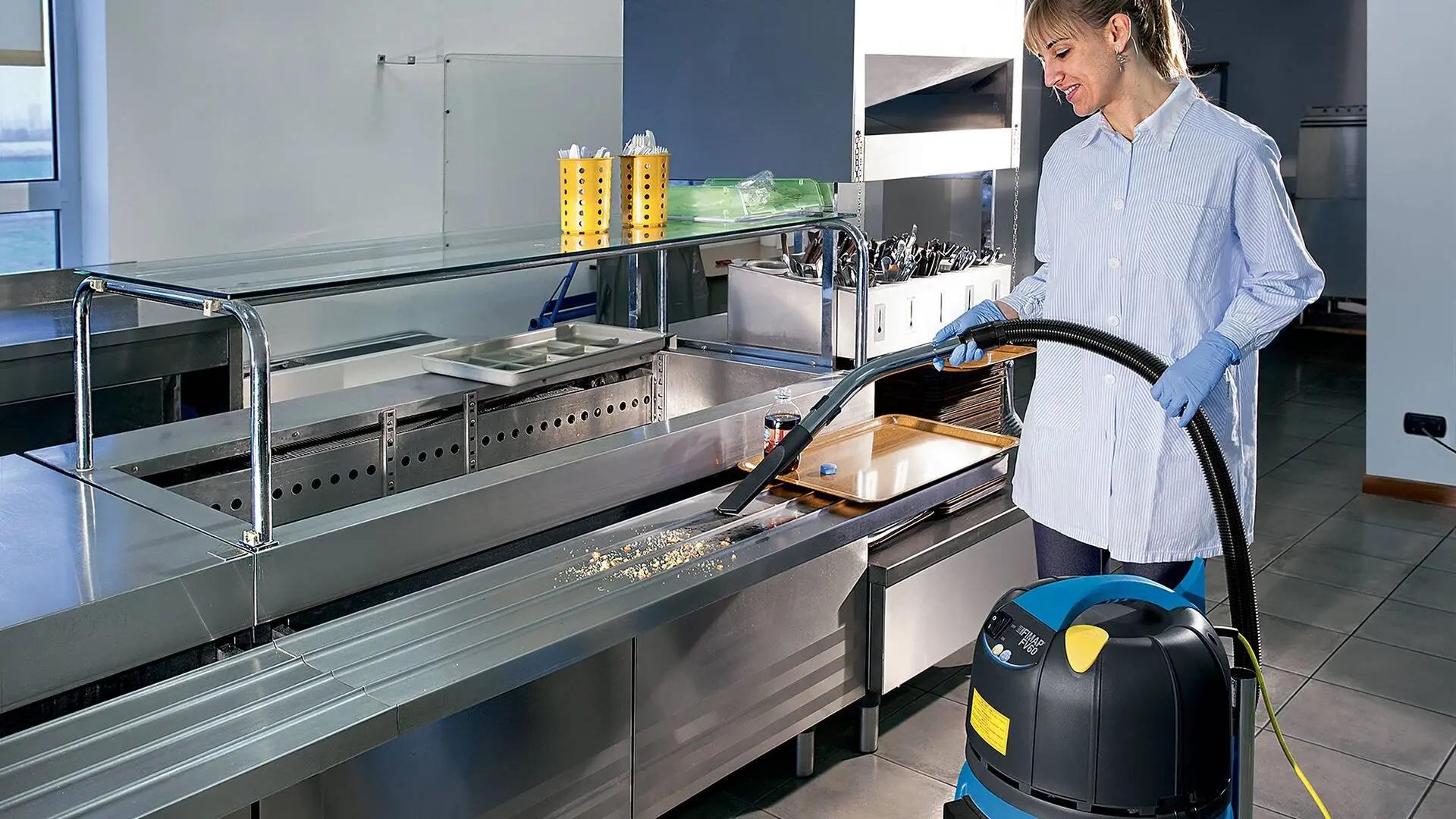 Aspirator industrial Fimap FV30 (Blue/Black)