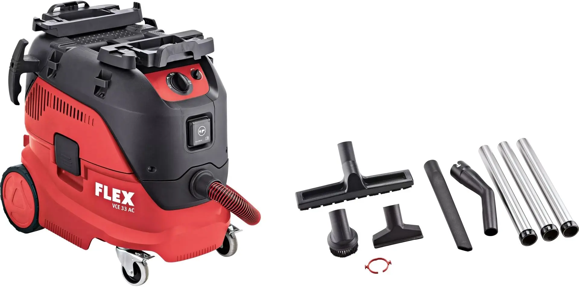 Aspirator industrial Flex VCE 33 L AC (Black/Red)