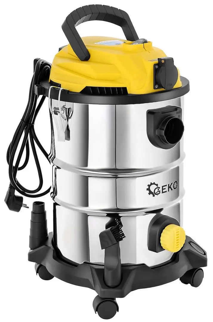 Промышленный пылесос Geko G81088 (Inox/Yellow) - 11