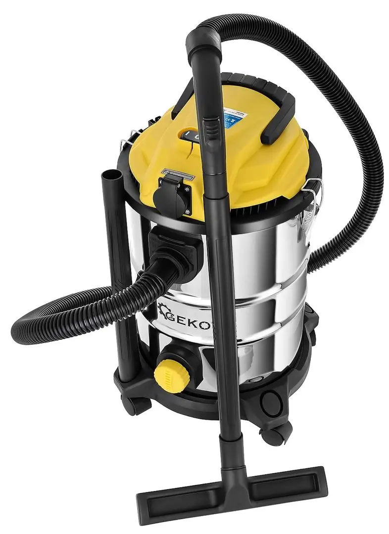 Промышленный пылесос Geko G81088 (Inox/Yellow) - 5