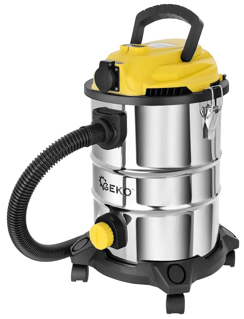 Промышленный пылесос Geko G81088 (Inox/Yellow) - 6