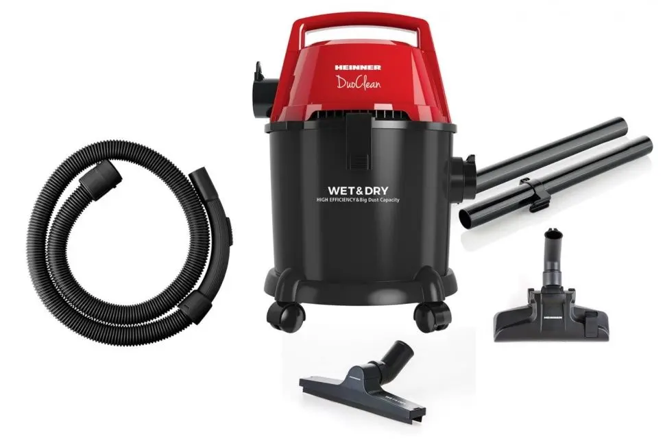 Aspirator profesional Heinner HVC-MWD1400P-BK (Black/Red)