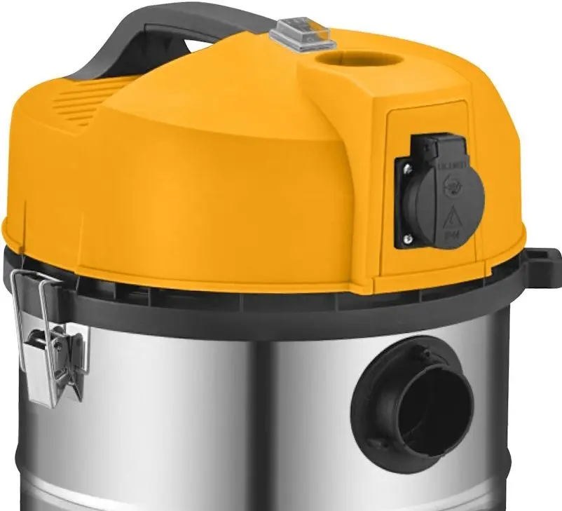 Aspirator industrial Ingco Industrial VC14301 (Inox/Yellow)