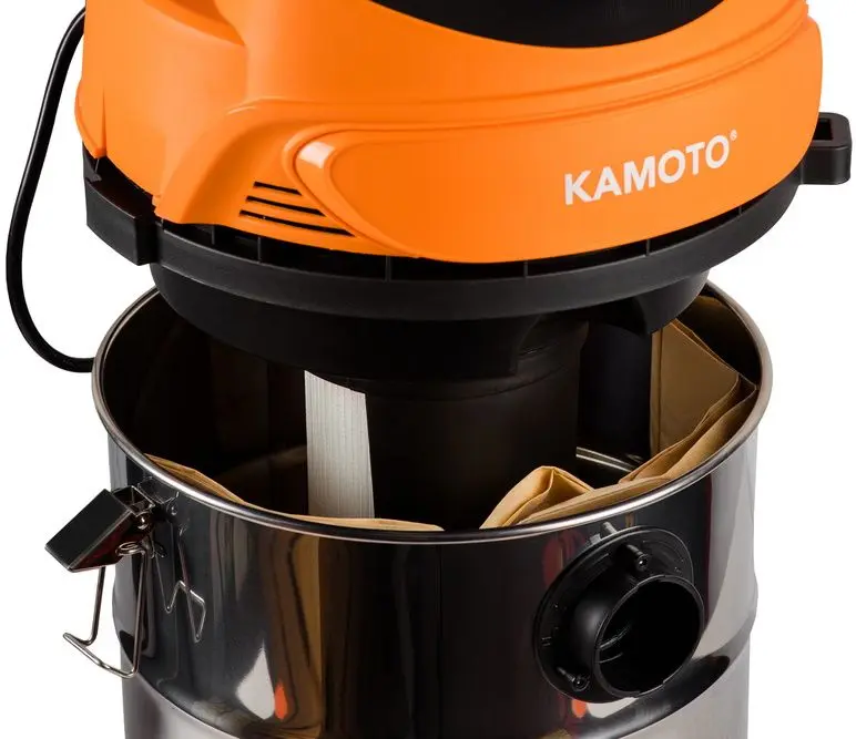 Aspirator industrial Kamoto VC30 (Silver/Orange)