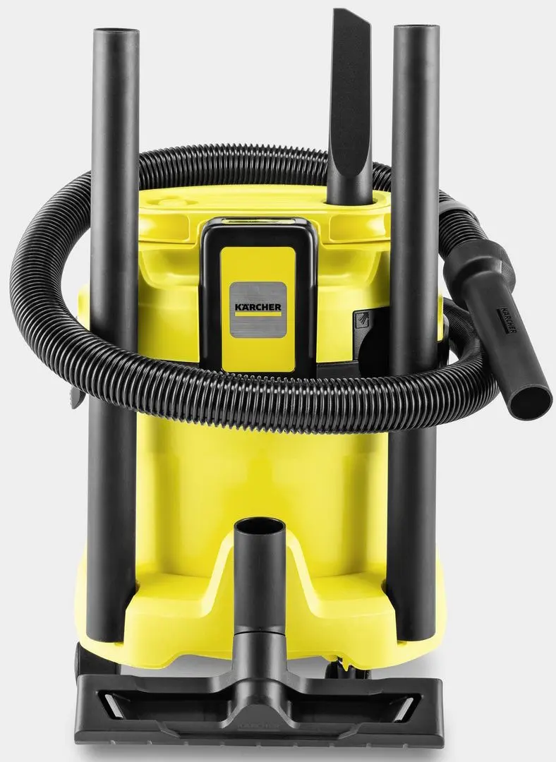 Aspirator industrial Karcher WD 2-18 V-12/18 Battery + Kit 1.628-500.01 (Yellow/Black)