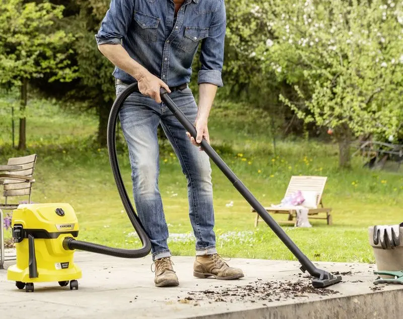 Aspirator industrial Karcher WD 2-18 V-12/18 Battery + Kit 1.628-500.01 (Yellow/Black)