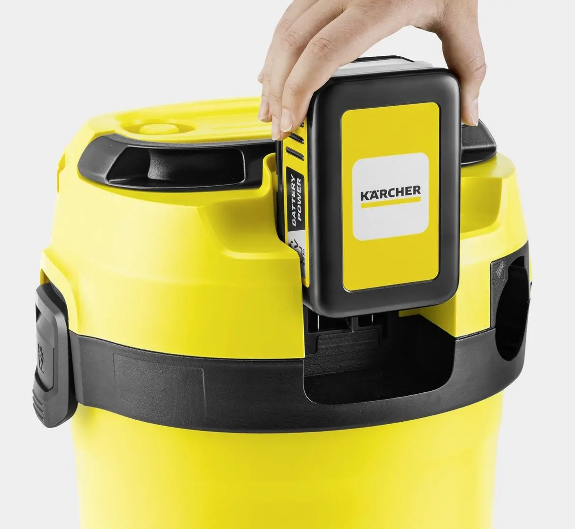 Aspirator industrial Karcher WD 3-18 V-17/20 Battery + Kit 1.628-550.01 (Yellow/Black)