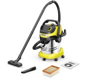 Aspirator industrial Karcher WD 5 S V-25/5/22 (Yellow/Inox)