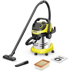 Aspirator industrial Karcher WD 5 S V-25/5/22 (Yellow/Inox)