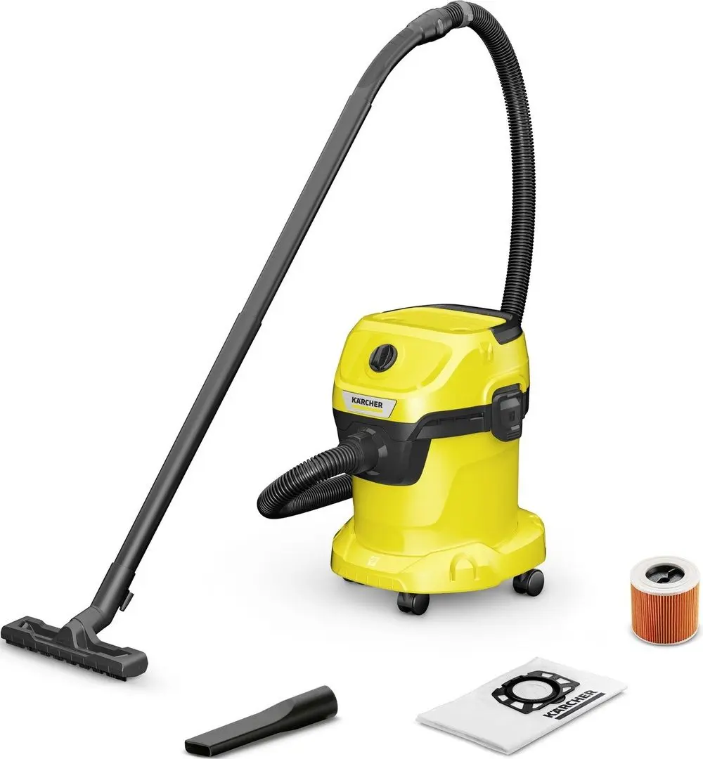 Aspirator industrial Karcher WD 3 V-15/6/20 (Yellow/Black)